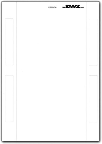1000 dhl versandetiketten - dhl,