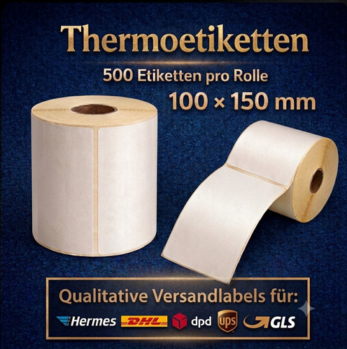 Thermo etiketten 100x150 - etiketten, mm