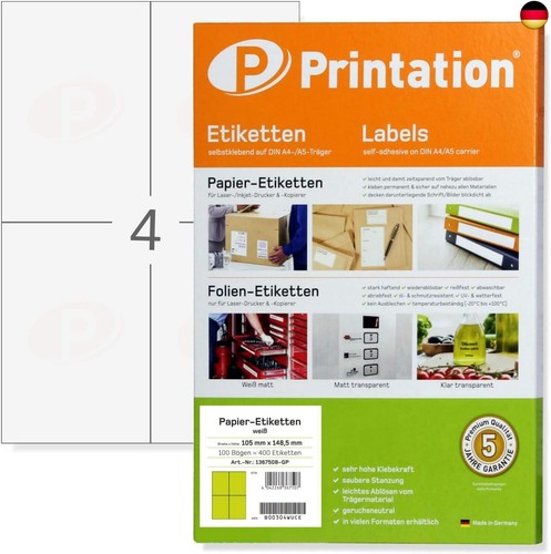 Universal etiketten 105 - etiketten, x