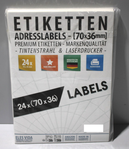 Versandetiketten 70x36 - , mm