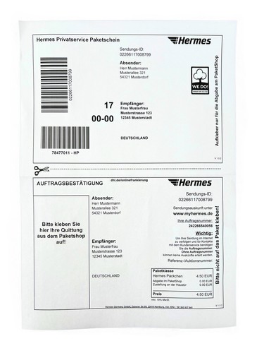 Dhl etiketten original - dhl,