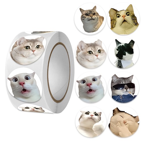 Lustige katzen aufkleber - lustige,