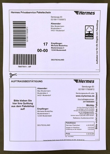 600 hermes etiketten - hermes,