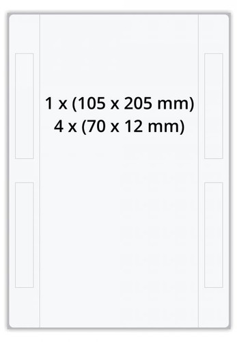 Dhl selbstklebende - dhl, a5