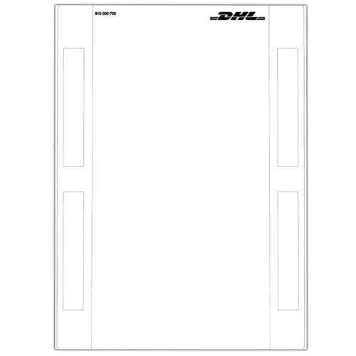 500 dhl versandetiketten din - dhl,
