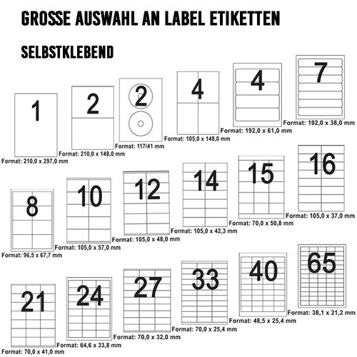 Universal selbstklebende