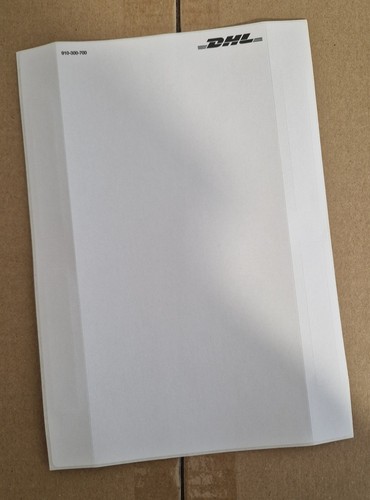 1000 dhl selbstklebende - dhl, a5